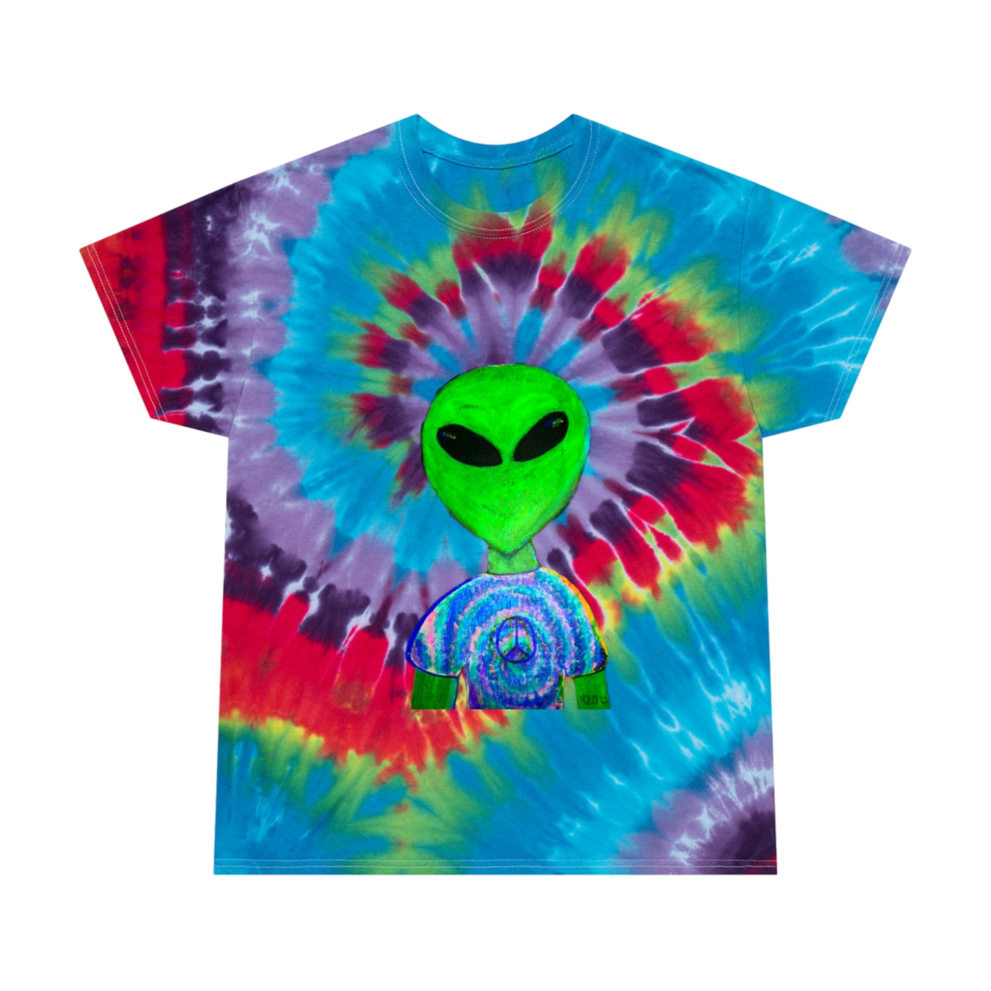 Alien Tie-Dye T-shirt –